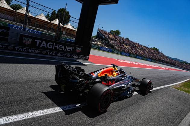 May 30, 2025, Barcelona, Catalunya, Spain: Max Verstappen (NED) - Oracle Red Bull Racing - Red Bull RB21 - Honda RBPT during Formula 1 Aramco Gran Premio de Espana 2025 - Circuit de Catalunya, Barcelona, Spain, May29, 1 Jun 2025 Barcelona Spain - ZUMAm217 20250530_zsp_m217_020 Copyright: xAlessioxDexMarcox