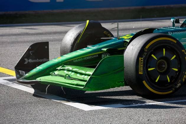 F1 - SPANISH GRAND PRIX 2025 14 ALONSO Fernando (spa), Aston Martin F1 Team AMR24, detail during the Formula 1 Aramco Gran Premio de Espana 2025, Spanish Grand Prix 2025, 9th round of the 2025 FIA Formula One World Championship, WM, Weltmeisterschaft from May 30 to June 1, 2025 on the Circuit de Barcelona-Catalunya, in Montmelo, Spain - MontmeloSpain  Copyright: xJavierxJimenezx