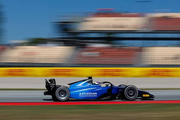 AUTO - FORMULA 2 2025 - BARCELONA 07 BROWNING Luke (gbr), Hitech TGR, Dallara F2 2024, action during the 6th round of the 2025 FIA Formula 2 Championship from May 30 to June 1, 2025 on the Circuit de Barcelona-Catalunya, in Montmelo, Spain - MontmeloMonaco  Copyright: xJavierxJimenezx