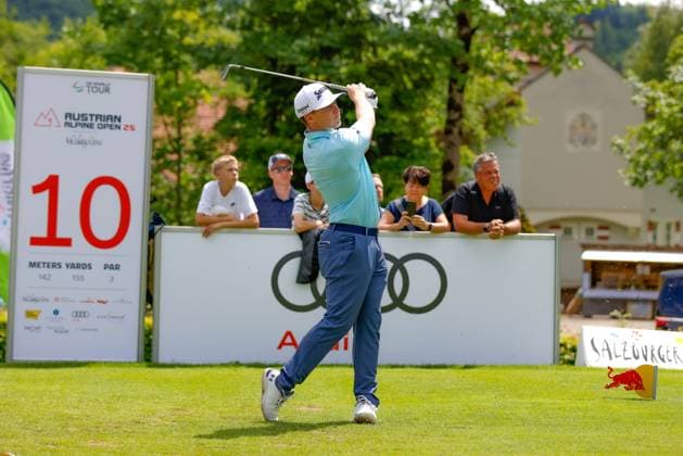 SALZBURG, AUSTRIA - 30.05.2025: Conor PURCELL (IRL) of Austrian Alpine Open 2025 at GC Gut Altentann on May 30, 2025 in Austria.