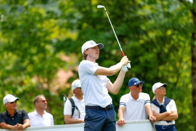 SALZBURG, AUSTRIA - 30.05.2025: Luca DENK (AUT) of Austrian Alpine Open 2025 at GC Gut Altentann on May 30, 2025 in Austria.