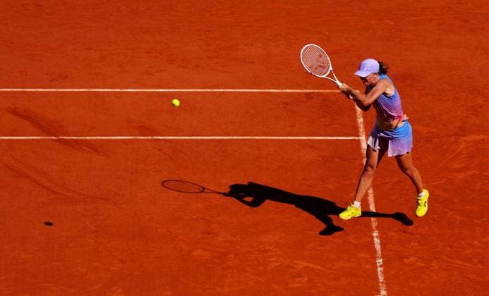 Iga Swiatek French Open Tennis, Day Six, Tennis, Roland Garros, Paris, France - 30 May 2025 EDITORIAL USE ONLY No use with unauthorised audio, video, data, fixture lists, club league logos or live services. Online in-match use limited to 120 images, no video emulation. No use in betting, games or single club league player publications. Copyright: xJavierxGarcia Shutterstockx 15330911gj