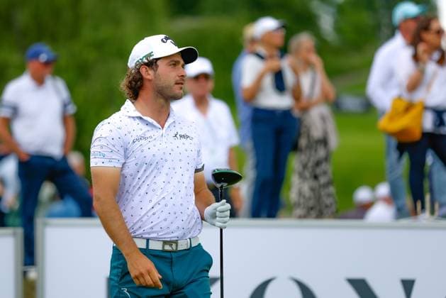 SALZBURG, AUSTRIA - 30.05.2025: Gregorio DE LEO (ITA) of Austrian Alpine Open 2025 at GC Gut Altentann on May 30, 2025 in Austria.