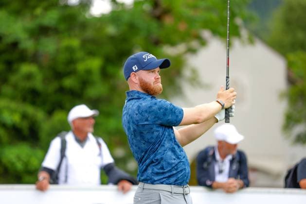 SALZBURG, AUSTRIA - 30.05.2025: Nathan KIMSEY (ENG) of Austrian Alpine Open 2025 at GC Gut Altentann on May 30, 2025 in Austria.