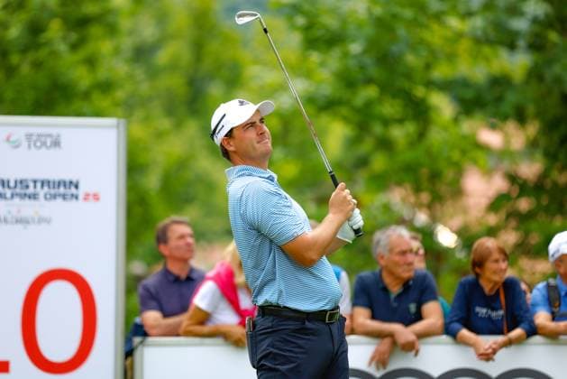 SALZBURG, AUSTRIA - 30.05.2025: Aaron COCKERILL (CAN) of Austrian Alpine Open 2025 at GC Gut Altentann on May 30, 2025 in Austria.