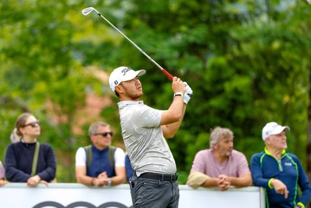 SALZBURG, AUSTRIA - 30.05.2025: Zihao JIN (CHN) of Austrian Alpine Open 2025 at GC Gut Altentann on May 30, 2025 in Austria.