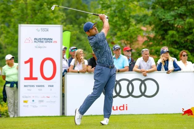 SALZBURG, AUSTRIA - 30.05.2025: Fabrizio ZANOTTI (PAR) of Austrian Alpine Open 2025 at GC Gut Altentann on May 30, 2025 in Austria.