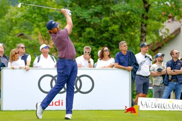 SALZBURG, AUSTRIA - 30.05.2025: Benjamin FOLLETT-SMITH (ZIM) of Austrian Alpine Open 2025 at GC Gut Altentann on May 30, 2025 in Austria.