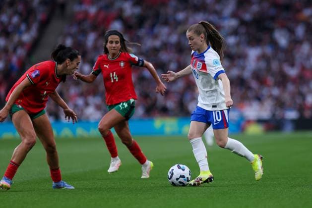 England Women v Portugal Women UEFA Womens Nations League Jessica Park of England Women on the ball during the UEFA Womens Nations League Group C match at Wembley Stadium, London UK Newspapers OUT Copyright: xLucyxCopseyx FIL-21856-0091