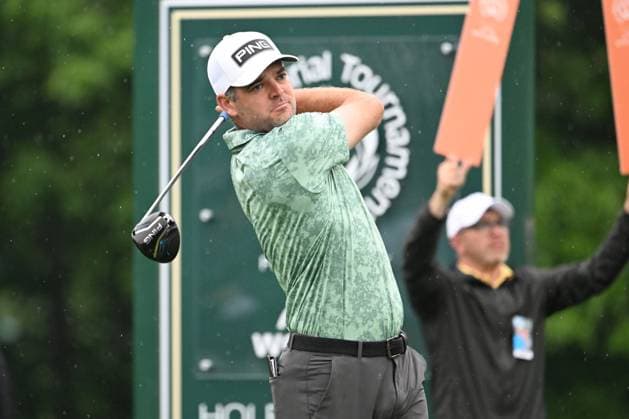 PGA, Golf Herren 2025: The Memorial Tournament MAY 30 May 30, 2025: Corey Conners (CAN) drives off the 1st tee during Round 2 of the Memorial Tournament in Dublin, Ohio. Brent Clark Cal Media (Credit Image: Brent Clark Cal Sport Media) Dublin Oh USA EDITORIAL USE ONLY Copyright: xx ZUMA-20250530_zma_c04_086.jpg BrentxClarkx csmphotothree387805