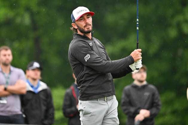 PGA, Golf Herren 2025: The Memorial Tournament MAY 30 May 30, 2025: Max Homa (USA) drives off the 1st tee during Round 2 of the Memorial Tournament in Dublin, Ohio. Brent Clark Cal Media (Credit Image: Brent Clark Cal Sport Media) Dublin Oh USA EDITORIAL USE ONLY Copyright: xx ZUMA-20250530_zma_c04_105.jpg BrentxClarkx csmphotothree387827