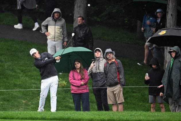 May 30, 2025: Matt Fitzpartick (ENG) hits on the 9th hole during Round 2 of the Memorial Tournament in Dublin, Ohio. Cal Media Dublin USA - ZUMAc04_ 20250530_zma_c04_096 Copyright: xBrentxClarkx
