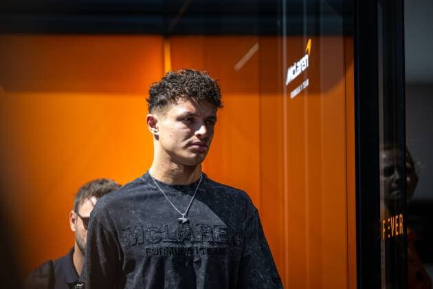 Formula 1 GP Barcelona Friday, 30 05 2025 Lando Norris 4, McLaren Formula 1 Team Formula 1 GP Barcelona Friday, 30 05 2025 Copyright: xBEAUTIFULxSPORTS Erlhofx