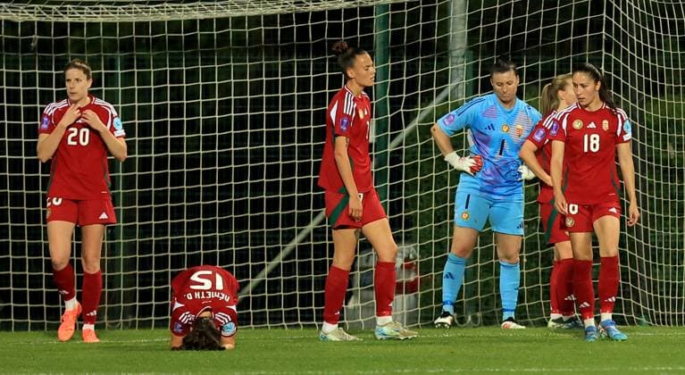 30.05.2025 Stara Pazova Serbia-Hungary Nations League women s football Lilla Turanyi, Venessza Nagy,Lauren Brzykcy,Laura Kovacs Hungary :