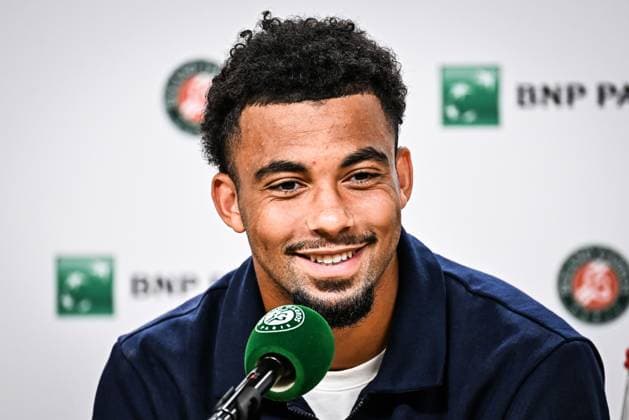May 31, 2025, Paris, France, France: Arthur FILS of France during the press conference, PK, Pressekonferenz following his injury where he had to withdraw from the tournament during the seventh day of Roland-Garros 2025, French Open 2025, Grand Slam tennis tournament at Roland-Garros Stadium on May 31, 2025 in Paris, France. Paris France - ZUMAm308 20250531_zsp_m308_003 Copyright: xMatthieuxMirvillex