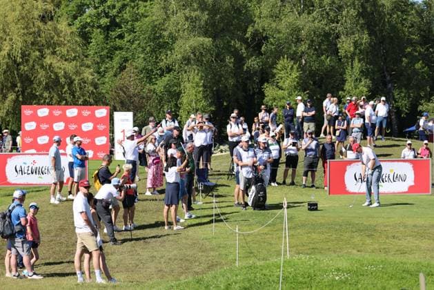 GOLF - Austrian Alpine Open HENNDORF,AUSTRIA,31.MAY.25 - GOLF - DP World Tour, Austrian Alpine Open, Golfclub Gut Altentann. Image shows spectators.  GEPAxpictures xMathiasxMandl