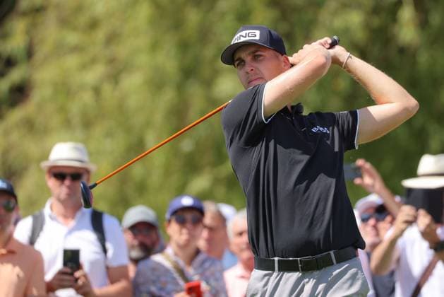 GOLF - Austrian Alpine Open HENNDORF,AUSTRIA,31.MAY.25 - GOLF - DP World Tour, Austrian Alpine Open, Golfclub Gut Altentann. Image shows Matthias Schwab (AUT).  GEPAxpictures xMathiasxMandl