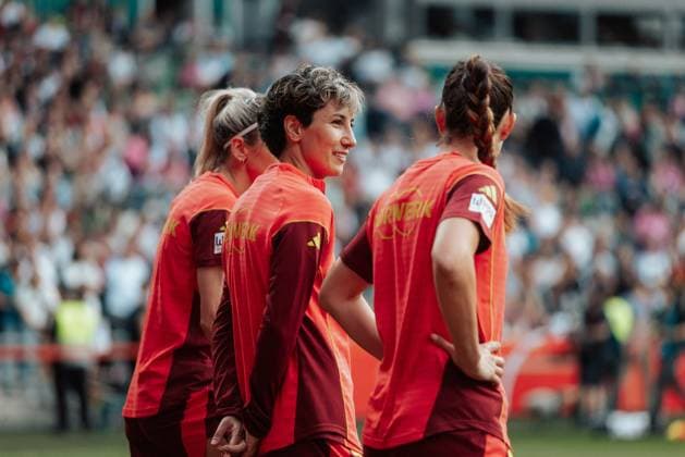 Bremen, Germany, May 30th 2025 Sara Doorsoun (23 Germany) at warm-up during the UEFA Womens Nations League match between Germany and Netherlands at Weserstadion, in Bremen, Germany. (Gabor Baumgarten SPP) Copyright: xGaborxBaumgartenx xSPPx spp-en-GaBaSp-25_05_30_Womens Nations League Germany - Netherlands_Gabor_Baumgarten-521626