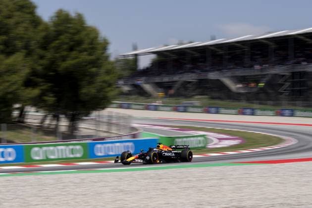 BARCELONA - Max Verstappen (Red Bull Racing) in action at the Circuit de Barcelona-Catalunya during the third free practice session ahead of the Spanish Grand Prix. ANP SANDER KING xVIxANPxSportx xxANPxIVx 529058436 originalFilename: 529058436.jpg