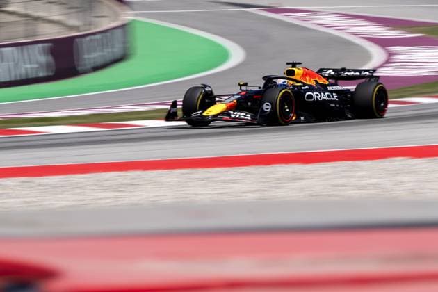 BARCELONA - Max Verstappen (Red Bull Racing) in action at the Circuit de Barcelona-Catalunya during the third free practice session ahead of the Spanish Grand Prix. ANP SANDER KING xVIxANPxSportx xxANPxIVx 529058439 originalFilename: 529058439.jpg