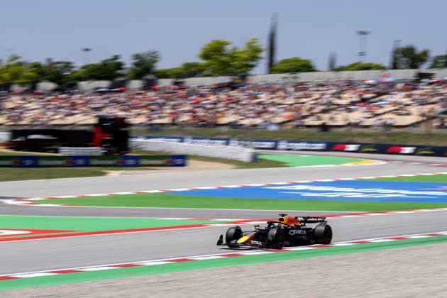 BARCELONA - Max Verstappen (Red Bull Racing) in action at the Circuit de Barcelona-Catalunya during the third free practice session ahead of the Spanish Grand Prix. ANP SANDER KING xVIxANPxSportx xxANPxIVx 529058696 originalFilename: 529058696.jpg