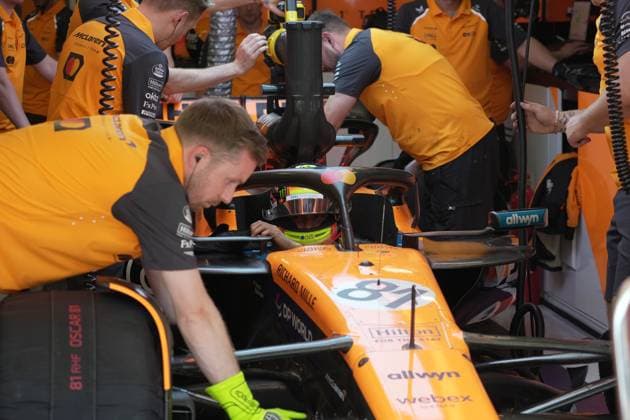 31 05 2025, Circuit de Catalunya, Barcelona, Formula 1 Aramco Grand Prix of Spain 2025 , in the picture Oscar Piastri AUS , McLaren F1 Team Photo by Hasan Bratic DeFodi Images