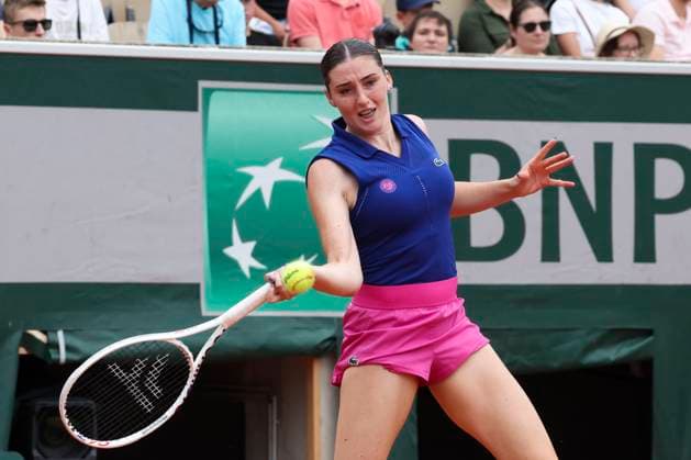 TENNIS : Roland Garros 2025 - Internationaux de France - 31 05 2025 Elsa Jacquemot (FRA) Vs Lois Boisson (FRA) ParisFrance  Copyright: xMichtofx