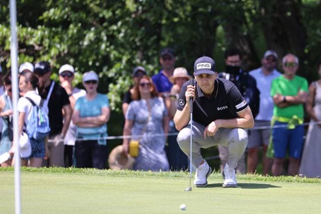 GOLF - Austrian Alpine Open HENNDORF,AUSTRIA,31.MAY.25 - GOLF - DP World Tour, Austrian Alpine Open, Golfclub Gut Altentann. Image shows Matthias Schwab (AUT).  GEPAxpictures xMathiasxMandl