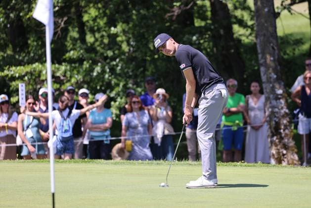 GOLF - Austrian Alpine Open HENNDORF,AUSTRIA,31.MAY.25 - GOLF - DP World Tour, Austrian Alpine Open, Golfclub Gut Altentann. Image shows Matthias Schwab (AUT).  GEPAxpictures xMathiasxMandl