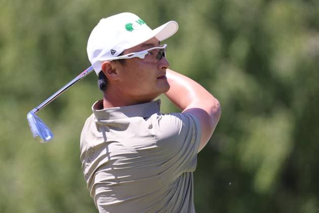 GOLF - Austrian Alpine Open HENNDORF,AUSTRIA,31.MAY.25 - GOLF - DP World Tour, Austrian Alpine Open, Golfclub Gut Altentann. Image shows Haotong Li (CHN).  GEPAxpictures xMathiasxMandl