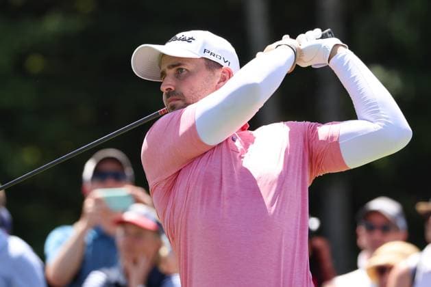 GOLF - Austrian Alpine Open HENNDORF,AUSTRIA,31.MAY.25 - GOLF - DP World Tour, Austrian Alpine Open, Golfclub Gut Altentann. Image shows Nicolai Von Dellingshausen (GER).  GEPAxpictures xMathiasxMandl