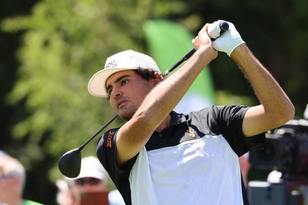 GOLF - Austrian Alpine Open HENNDORF,AUSTRIA,31.MAY.25 - GOLF - DP World Tour, Austrian Alpine Open, Golfclub Gut Altentann. Image shows Eugenio Chacarra (ESP).  GEPAxpictures xMathiasxMandl