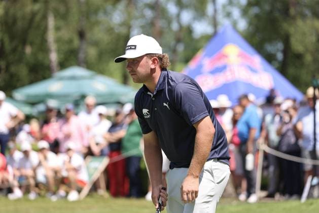 GOLF - Austrian Alpine Open HENNDORF,AUSTRIA,31.MAY.25 - GOLF - DP World Tour, Austrian Alpine Open, Golfclub Gut Altentann. Image shows Oliver Lindell (FIN).  GEPAxpictures xMathiasxMandl