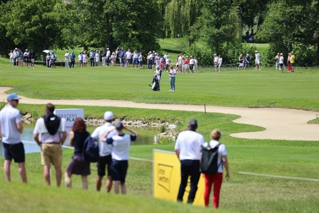GOLF - Austrian Alpine Open HENNDORF,AUSTRIA,31.MAY.25 - GOLF - DP World Tour, Austrian Alpine Open, Golfclub Gut Altentann. Image shows spectators.  GEPAxpictures xMathiasxMandl