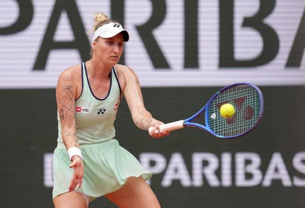 TENNIS - French Open 2025 PARIS,FRANCE,31.MAY.25 - TENNIS - WTA, Tennis Damen Tour, French Open, Roland Garros, Grand Slam. Image shows Marketa Vondrousova (CZE).  GEPAxpictures xMichaelxRiedler