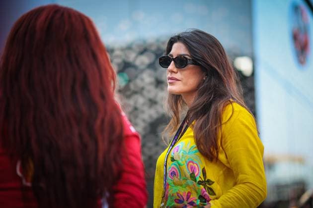 Vicky Piria, driver, SKY Italia commentator, during the Spanish GP, Barcelona 29 May-1 June 2025, Montemelo Formula 1 World Championship, WM, Weltmeisterschaft 2025.  Copyright: xFedericoxBasile IPAxSportx xipa-agency.netx xx IPA_58449219 IPA_Agency_IPA58449219