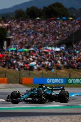 F1 - SPANISH GRAND PRIX 2025 18 STROLL Lance (can), Aston Martin F1 Team AMR25, action during the Formula 1 Aramco Gran Premio de Espana 2025, Spanish Grand Prix 2025, 9th round of the 2025 FIA Formula One World Championship, WM, Weltmeisterschaft from May 30 to June 1, 2025 on the Circuit de Barcelona-Catalunya, in Montmelo, Spain - MontmeloSpain  Copyright: xJavierxJimenezx