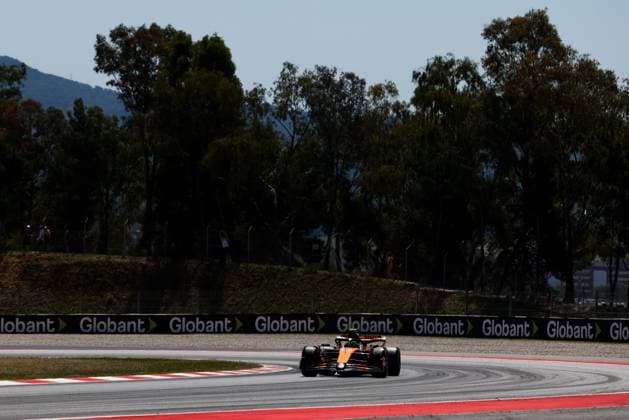 F1 - SPANISH GRAND PRIX 2025 04 NORRIS Lando (gbr), McLaren F1 Team MCL39, action during the Formula 1 Aramco Gran Premio de Espana 2025, Spanish Grand Prix 2025, 9th round of the 2025 FIA Formula One World Championship, WM, Weltmeisterschaft from May 30 to June 1, 2025 on the Circuit de Barcelona-Catalunya, in Montmelo, Spain - MontmeloSpain  Copyright: xJavierxJimenezx