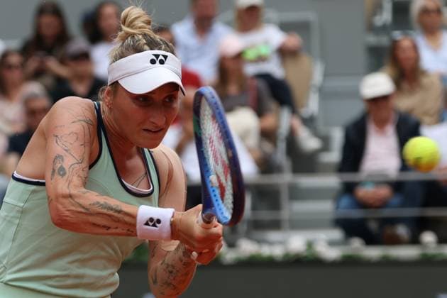 Roland Garros 2025 Marketa Vondrousova during Roland Garros 2025 tennis tournament in Paris France on 31 May 2025. Paris France  Copyright: xFotoxOlimpikx originalFilename:jastrzebowski-rolandga250531_np4yg.jpg