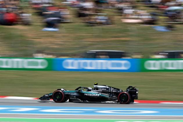 Andrea Kimi Antonelli Mercedes AMG Petronas F1 Team, Italy, 12 in F1 W16, ESP, Formula 1 World Championship, Aramco Grand Prix of Spain, Circuit de Barcelona Catalunya, Free Practice, 2025 season, 31 05 2025 ESP, Formula 1 World Championship, Aramco Grand Prix of Spain, Circuit de Barcelona Catalunya, Free Practice, 2025 season, 31 05 2025 Barcelona Copyright: xEibner-Pressefoto Memmlerx EP_MMR