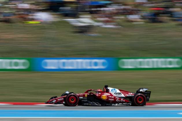 Charles Leclerc Scuderia Ferrari HP, Monaco, 16 in SF 25, ESP, Formula 1 World Championship, Aramco Grand Prix of Spain, Circuit de Barcelona Catalunya, Free Practice, 2025 season, 31 05 2025 ESP, Formula 1 World Championship, Aramco Grand Prix of Spain, Circuit de Barcelona Catalunya, Free Practice, 2025 season, 31 05 2025 Barcelona Copyright: xEibner-Pressefoto Memmlerx EP_MMR