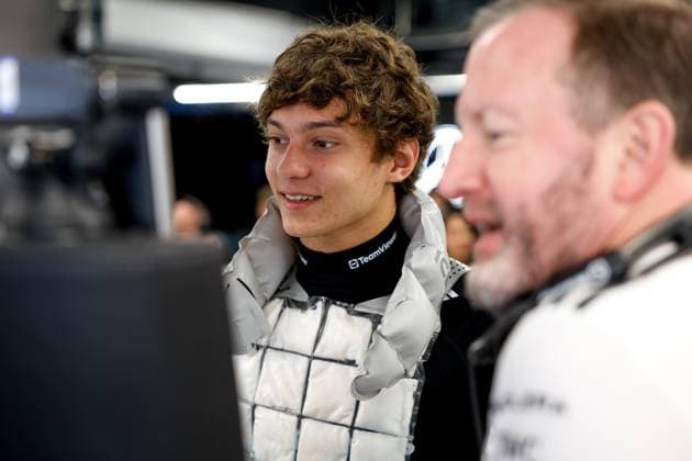 12 Andrea Kimi Antonelli ITA, Mercedes AMG Petronas F1 Team , Bradley Lord GBR, Mercedes AMG Petronas F1 Team , F1 Grand Prix of Spain at Circuit de Barcelona Catalunya on May 31, 2025 in Barcelona, Spain Photo by HOCH ZWEI Barcelona Spain