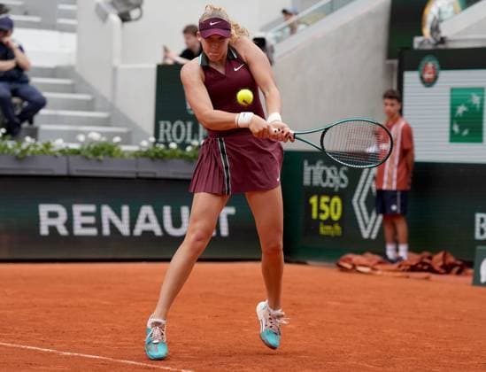 TENNIS - French Open 2025 PARIS,FRANCE,31.MAY.25 - TENNIS - WTA, Tennis Damen Tour, French Open, Roland Garros, Grand Slam. Image shows Mirra Andreeva (RUS).  GEPAxpictures xMichaelxRiedler