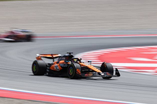 Oscar Piastri McLaren Formula 1 Team, 81 , FP3, Free Practice 3, Free Practice 3, ESP, Formula 1 World Championship, Aramco Grand Prix of Spain, Circuit de Barcelona Catalunya, 2025 season, 31 05 2025 ITA, Formula 1 World Championship, Spanish Grand Prix, 31 05 2024 Barcelona Copyright: xEibner-Pressefoto AnnikaxGrafx EP_AGF