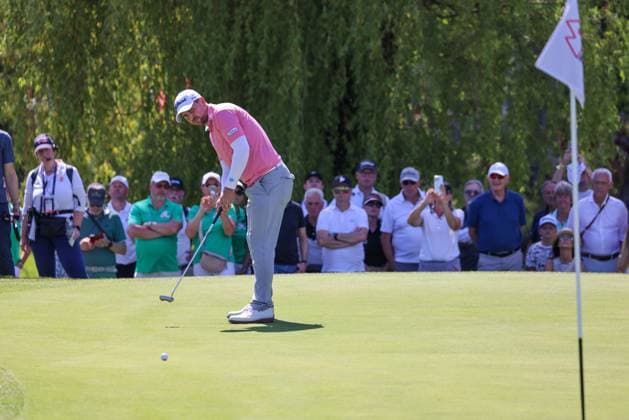 GOLF - Austrian Alpine Open HENNDORF,AUSTRIA,31.MAY.25 - GOLF - DP World Tour, Austrian Alpine Open, Golfclub Gut Altentann. Image shows Nicolai Von Dellingshausen (GER).  GEPAxpictures xMathiasxMandl