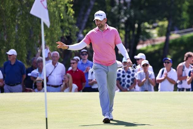 GOLF - Austrian Alpine Open HENNDORF,AUSTRIA,31.MAY.25 - GOLF - DP World Tour, Austrian Alpine Open, Golfclub Gut Altentann. Image shows Nicolai Von Dellingshausen (GER).  GEPAxpictures xMathiasxMandl