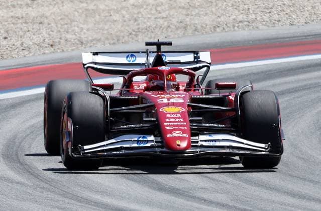 F1 Grand Prix of Spain - Qualifying Charles Leclerc of Scuderia Ferrari HP drives the Ferrari SF-25 during Practice 3 for the Formula 1 Aramco Grand Prix of Spain at Circuit de Barcelona-Catalunya in Barcelona, Spain, on May 31, 2025. Barcelona Barcelona Spain  Copyright: xUrbanandsportx originalFilename:urbanandsport-formula1250531_npZf2.jpg
