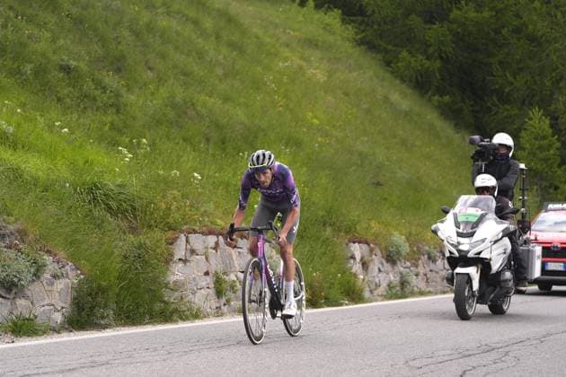Harper Christopher of Team Jayco Alula during the stage 20 of the Giro d™Italia from Verres to Sestriere (Via Lattea), Italy - Saturday, May 31, 2025. - cycling.  Copyright: xFabioxFerrari LaPressex