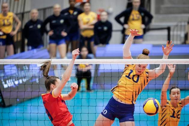 ÖREBRO, SVERIGE 20250531 Sweden s Isabelle Haak 10 during the CEV Women s Volleyball European Golden League pool match between Sweden and Romania at Idrottshuset in Orebro, Sweden, on May 31, 2025 ÖREBRO SVERIGE x11380x  Copyright: xPavelxKoubek TTx GOLDEN LEAGUE SWEDEN-ROMANIA