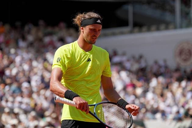 TENNIS - French Open 2025 PARIS,FRANCE,31.MAY.25 - TENNIS - ATP, Tennis Herren World Tour, French Open, Roland Garros, Grand Slam. Image shows Alexander Zverev (GER).  GEPAxpictures xMichaelxRiedler